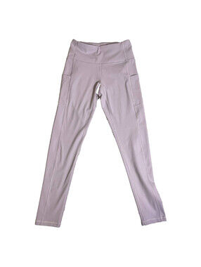 NWT Ewedoos 7/8 Athletic Leggings Womens M Lavender Pockets Stretch Comfort